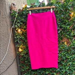 Timing Hot Pink Pencil Skirt